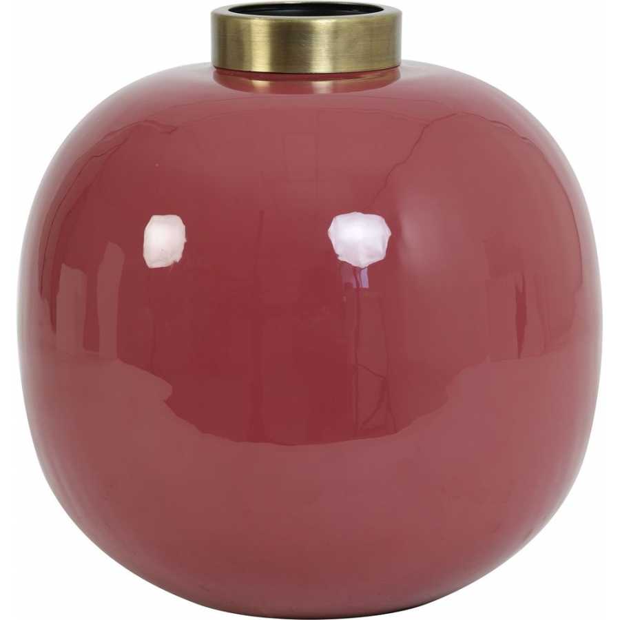 Light and Living Chow Vase Brick Naken Interiors